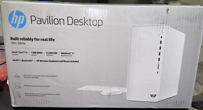 *New HP Desktop: Processor- Intel Core i5, Memory- 128GB DDR4, Hard Drive- 512GB
