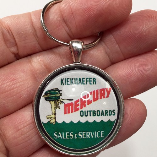 Vintage Mercury Outboard Motor Boat Sales and Service Sign Keychain | eBay