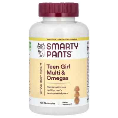 Smarty pants Whole Body Health Teen Girl Multi and & Omegas - 120 Gummies 