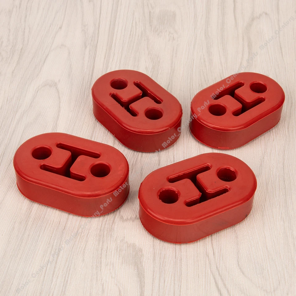 4pcs Rubber Exhaust Hangers Adjustable Muffler Universal 11.5mm Most Auto Cars - Image 4 of 4