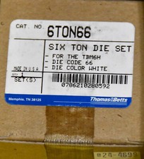 New Thomas & Betts 6TON66 6 Ton Die Set TBM6H
