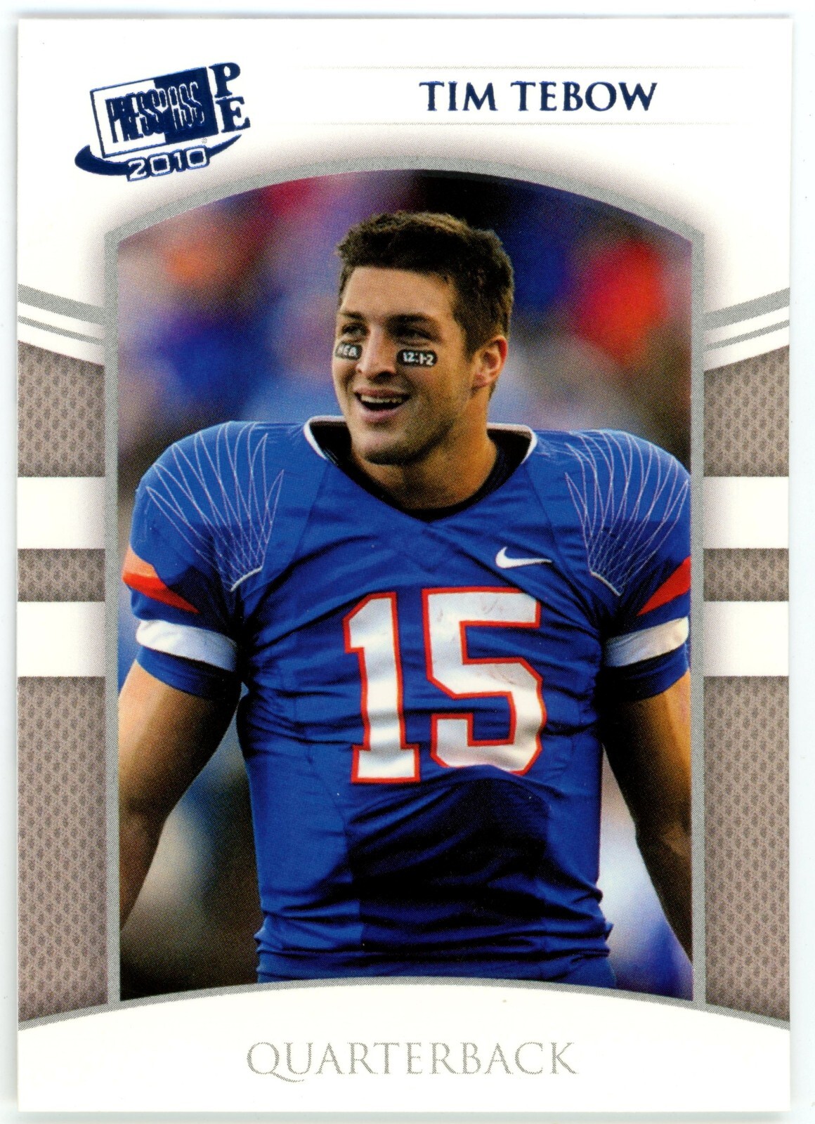 2010 Press Pass PE Blue Tim Tebow #45 RC