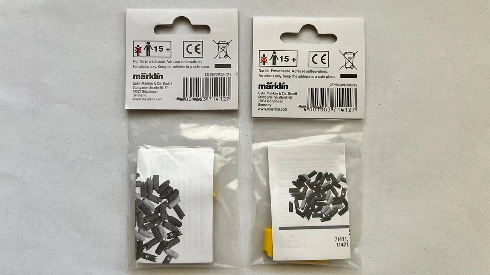 V 109 - 20 Fiches mâle jaune MARKLIN 71412 - Photo 4/4