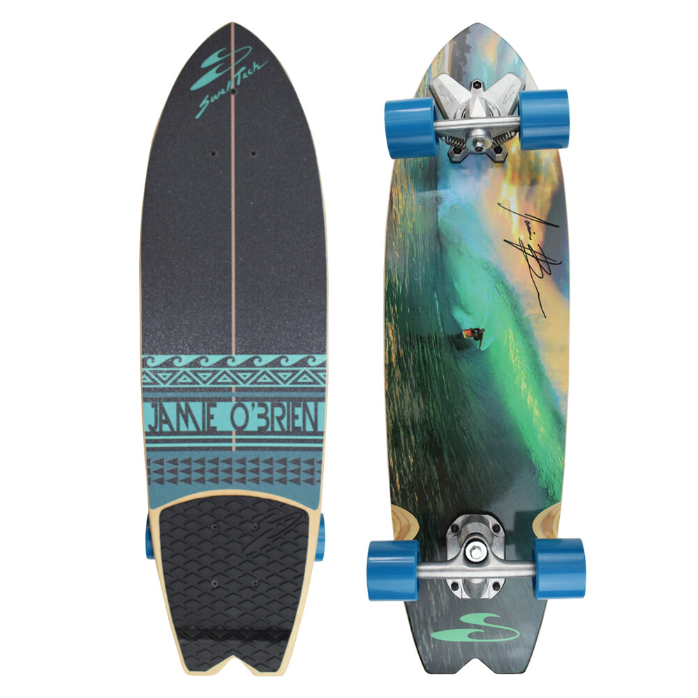 10 Off Surfskate Jamie O'Brien Pipeline Swelltech Skateboard 10 Off Surfskate Jamie O'Brien Pipeline Swelltech Skateboard