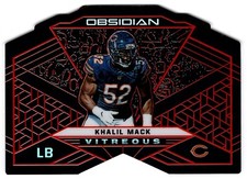 2019 Panini Obsidian Vitreous Electric Etch Orange KHALIL MACK #V-8 #21/35 Bears