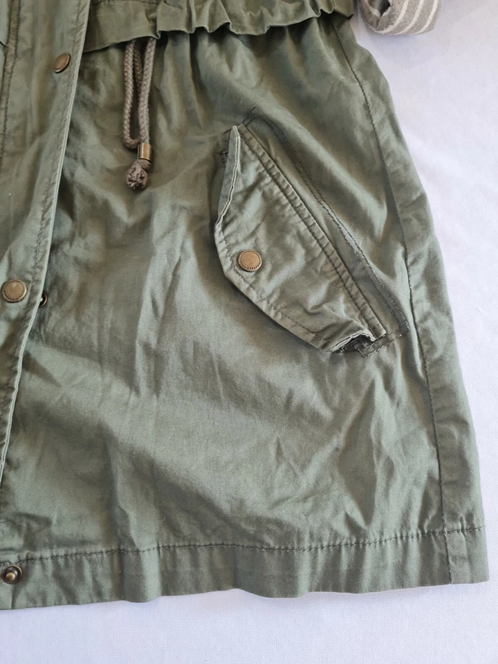 Jaqueta feminina mamão tamanho 8 verde rolo aba manga 6677 - Imagem 3 de 4