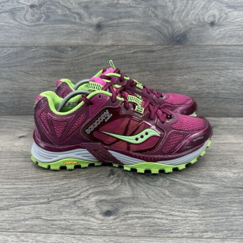 Saucony Women's Xodus Trail Running Shoe Size 8.5 Pink Purple