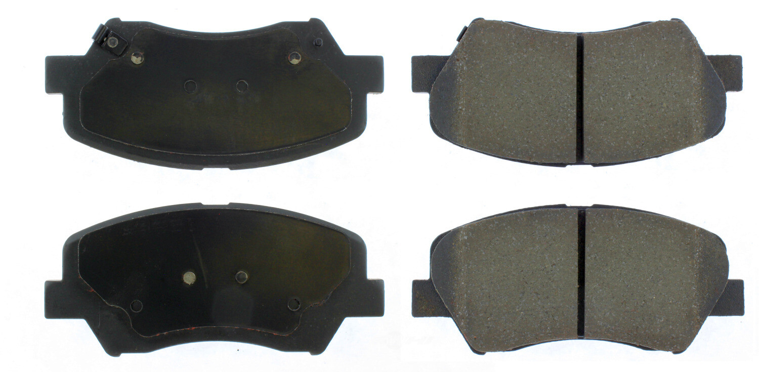 Disc Brake Pad SetPremium Ceramic Pads with Shims and Hardware Front