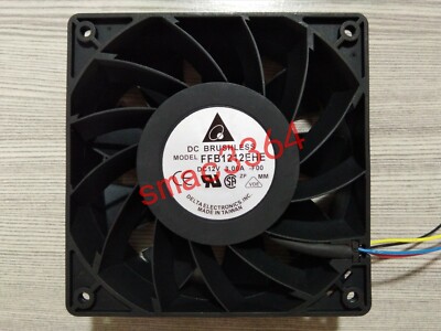 1PC for Delta FFB1212EHE 4pin temperature control 12V 3.0A 12cm cooling Fan