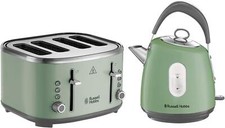Russell Hobbs, Stylevia Kettle & Toaster Set, Sage Green, STYLSG