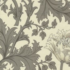 Ebony Suite By Barbara Brackman For Moda -Porcelain Large Floral 8380-13