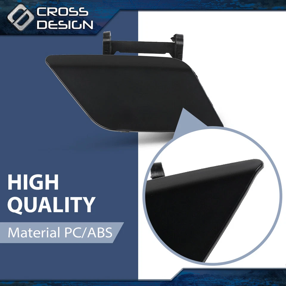 Pair Fits Mercedes Benz W204 C350 C63AMG Headlight Washer Nozzle Jet Cover Cap Foto 4 de 4