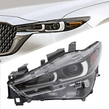 for Mazda CX5 2022 2023 Left LED DRL Headlight Assembly KPF151040 Black Housing