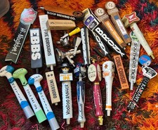 Lot Of 23 Tap Handles Keg Attachments Miller Craft Beer Brewery Labatt Yuengling