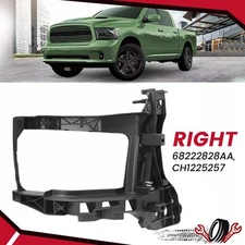 Right Radiator Support Headlight Mount Bracket For 2013-24 Ram 1500 2500 Classic