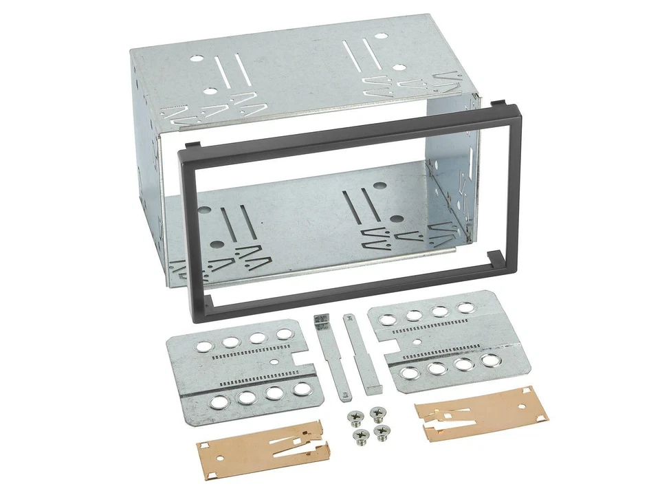 Einbauset Doppel DIN Autoradio für VW Touareg T5 Caravelle Multivan 02-10 - Bild 4 von 4