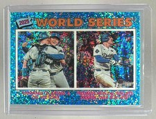 World Series Highlights 2026 Topps Heritage #311 Light Blue Sparkle Chrome