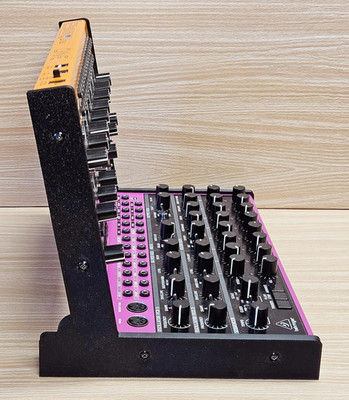 2 Tier Black Desktop Stand Behringer Crave Edge Grind Spice Synthesizer