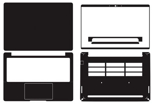 Carbon Vinyl Sticker Skin Cover for Dell Pro Max 14 MC14255 Laptop Decals Guard