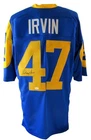 LeRoy Irvin Signed/Autographed LA Rams Football Jersey JSA 204092