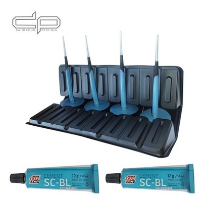 4x Tip Top Minicombi A4,5 mit Stift + 2x SC-BL 12g Reparatur Reifen flicken