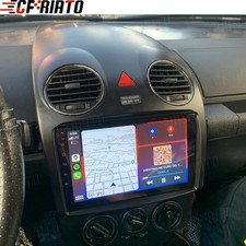 9" CarPlay 2G+64GB Android 15 Autoradio GPS Navi WIFI FM Für VW Beetle 2004-2010