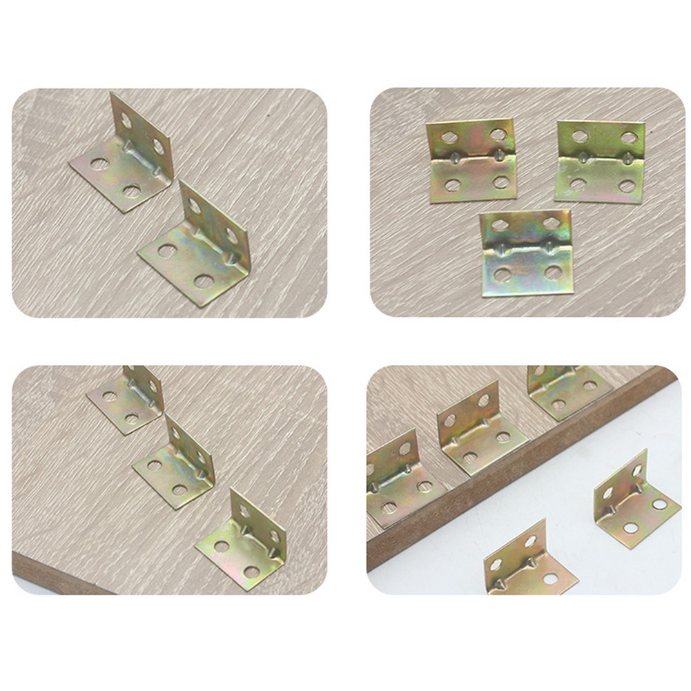 Angle Bracket Reuseable Table Fastener 4 Holes 90 Degree Furniture Corner Cover