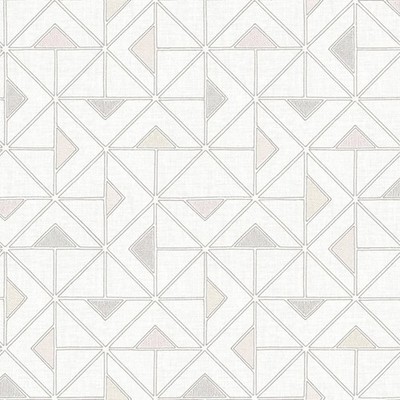 FD26637_Georgia Geometric Triangle Neutral beige white Fine Decor Wallpaper