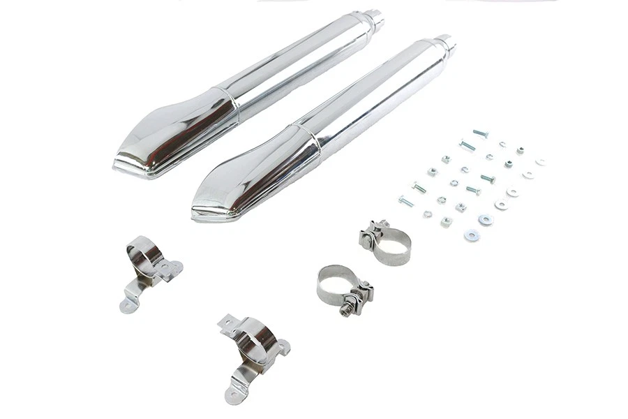 Классический комплект глушителя 1968 подходит для Harley Davidson - Изображение 2 из 4