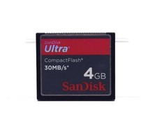 SanDisk 4 GB 30 MB/s Ultra Compact Flash Memory Card SDCFH-004G-A11