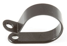1" Black Nylon Cable Clamps - pack of 50 