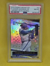 2019 Panini Chronicles Unparalleled Vladimir Guerrero Jr. #27 Astral (RC) PSA 8