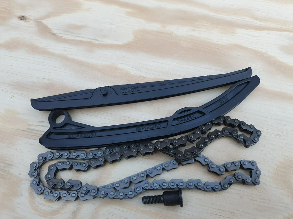 ♻️ Aprilia RS125 4 tiempos Motor M543M 2011-2018 CÁMARA CADENA GUÍAS CORREDOR ASIO Foto 3 de 4