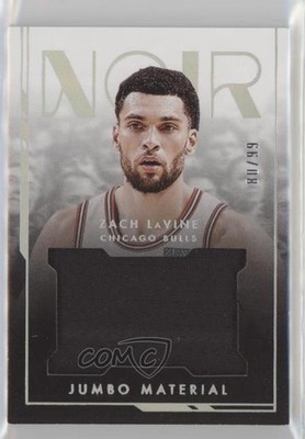 2021-22 Panini Noir Jumbo Material 80/99 Zach LaVine #JM-ZLV 10k8