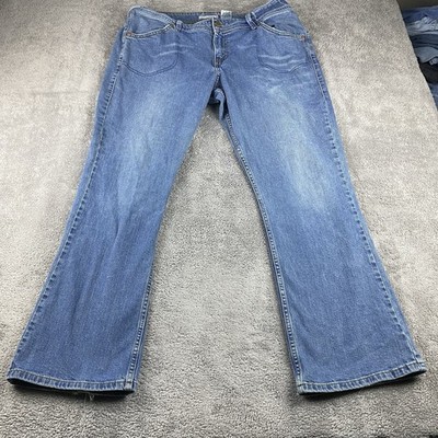 Levis 504 Slouch Flare Denim Jeans Womens JR 18M Blue Medium Wash Mid Rise VTG