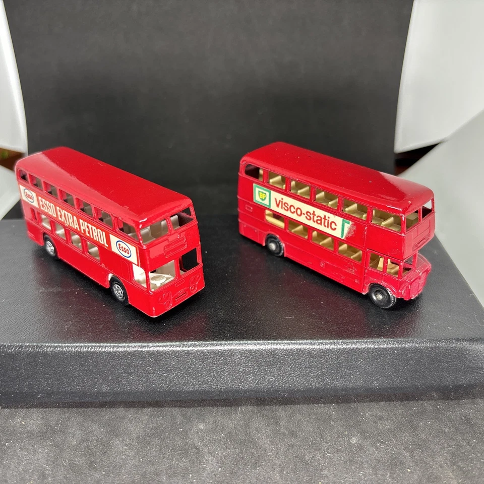 2 Vintage Matchbox Lesney, No.74 Daimler Bus & No.5 Routemaster Visco-Static BP - Image 2 of 4