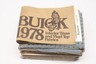 Original 1978 Buick Interior Trim Fabric Vinyl Book Dealer Salesman Accessory