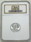 1943-D Lincoln Steel Cent NGC MS66 Very Bright Very Early Holder #F283A