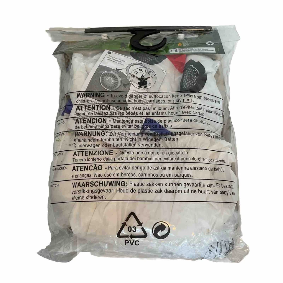 Ghostbusters Stay Puft Inflatable Marshmallow Man Halloween Costume 8-10 Cosplay - Image 2 of 4