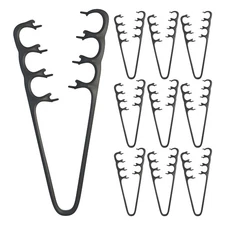  10 Pcs Fluffy Textured Styling Comb Wide Tooth Hair Lift Tool Root Volume