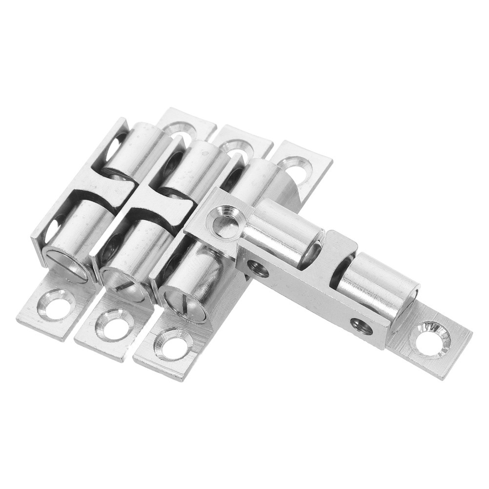 4 Pcs Closet Ball Door Touch Latches for Cabinet Doors Brass
