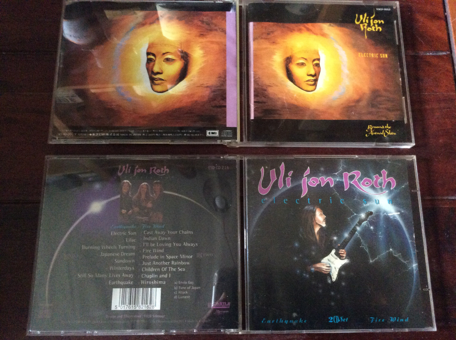 Electric Sun [3 CD] Beyond Astral Skies + Earthquake Fire Wind / Uli