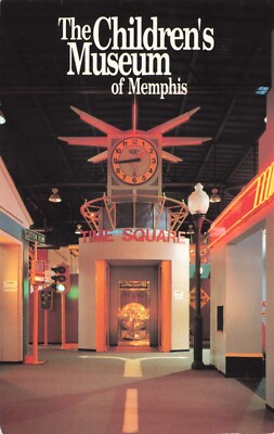 Postcard TN Memphis Children's Museum CMOM Clock Learning Exhibits Education
