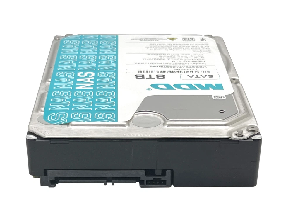 MDD 8TB 7200RPM 256MB Cache SATA 6.0Gb/s 3.5" NAS Hard Drive - 3 Year Warranty - Image 3 of 4