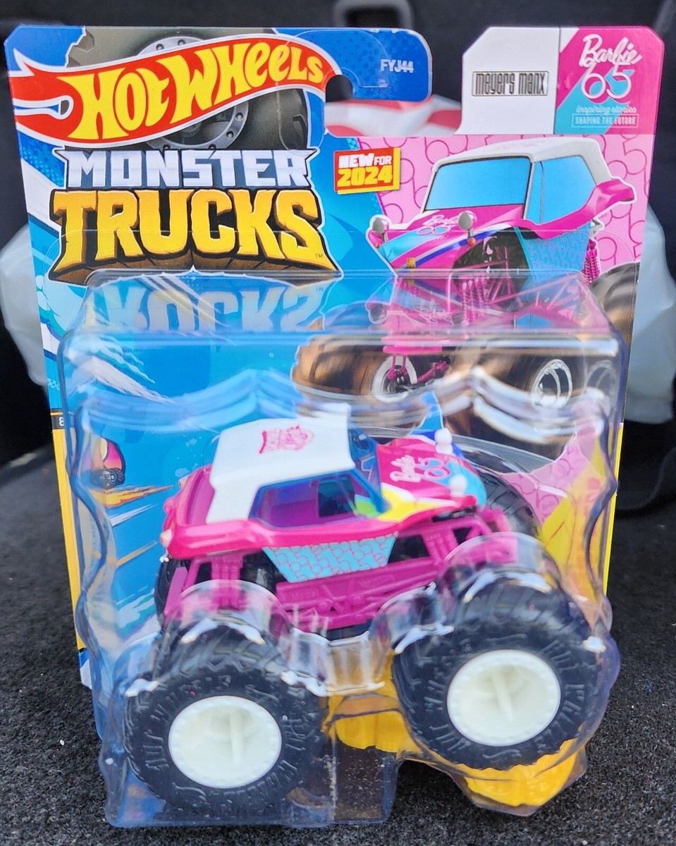 ホットウィール　モンスタートラック　バービー New 2024 Hot Wheels Monster Truck Barbie 65th anniversary | eBay