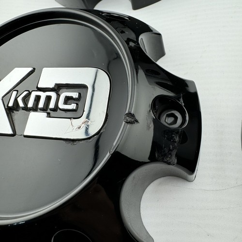 Set Of 4 KMC XD Rockstar Series Custom Wheel Center Caps 1079L145SB1-H42 824-145 - Picture 4 of 14