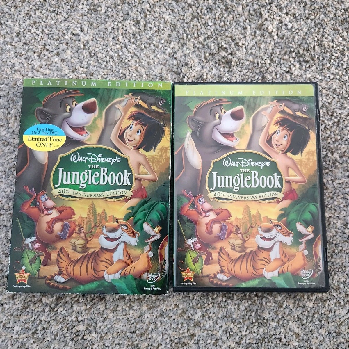 The Jungle Book (DVD, 2007, 2-Disc Set, 40th Anniversary Platinum