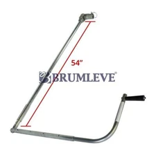 Brumleve Kwik-Lock Flex Crank Complete Assembly, 54 inch
