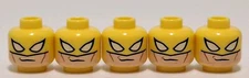 Lego Super Heroes 5 Iron Fist Heads Lot For Minifigure sh041
