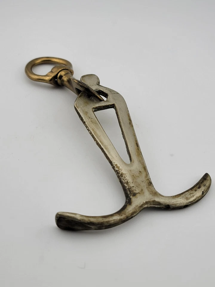 Antique Early 1900's Horse Hoof Pick Combination Tool W Belt Loop Hook England. - Image 3 of 4
